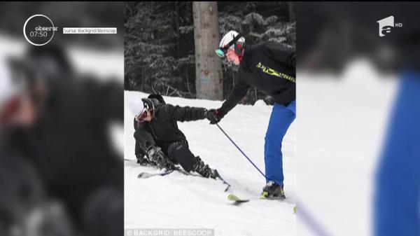 Bella Hadid, căzătură zdravănă pe pârtie. Modelul internaţional învaţă să schieze în Alpi (Video)