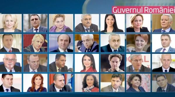 Cabinetul Vioricăi Dăncilă are patru vicepremieri şi aproape jumătate de miniştri noi faţă de Guvernul Tudose