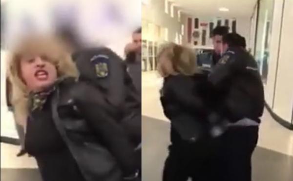 Noi detalii despre incidentul din mallul din Bucureşti: femeia care şi-a agresat copilul a lovit un poliţist şi o vânzătoare