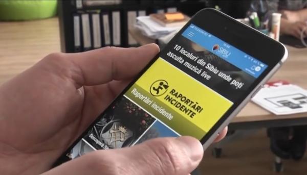 Aplicaţie pentru raportări incidente din partea cetăţenilor, lansată la Sibiu