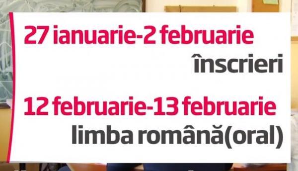 Încep înscrierile pentru Bacalaureat. Elevii vor susţine primele probe mai devreme, în acest an