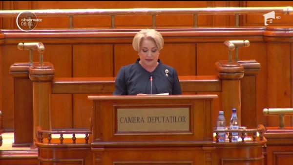 Audieri cu bâlbe și scandal în Parlament. Cabinetul Dăncilă a strâns 282 voturi "pentru" şi 138 "impotriva"