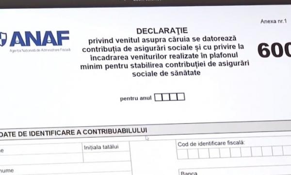 Formularul 600 nu dispare. Doar se amână depunerea lui, până la 15 aprilie