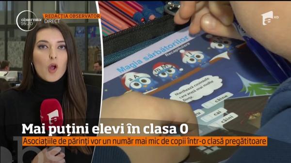 Mai puțini elevi în clasa 0. Asociaţiile de părinţi cer un număr mai mic de elevi în clasele pregătitoare