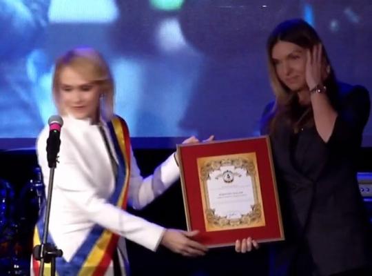 Simona Halep a primit titlul de cetăţean de onoare al Bucureştiului