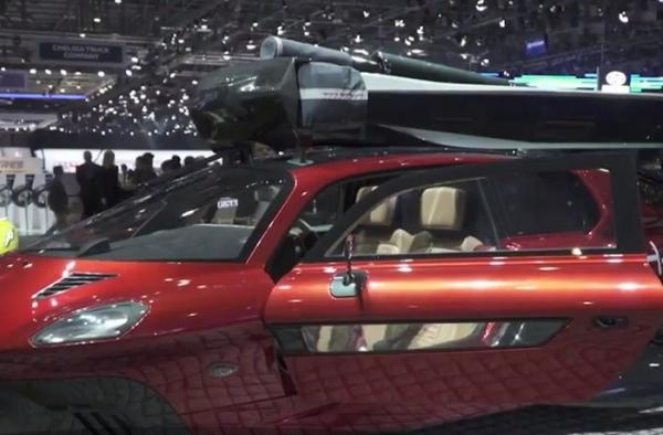 Prima maşină zburătoare din lume ce va fi fabricată în serie, prezentată la Salonul Auto de la Geneva