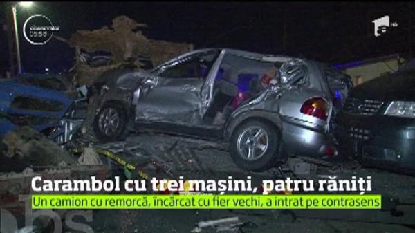 Au fost clipe de groază pe un drum din judeţul Mureş