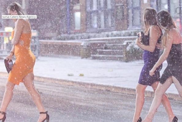 Mini Bestia din Est, aşa cum a fost numit al doilea val de aer siberian, nu a ţinut petrecăreţii britanici departe de cluburi
