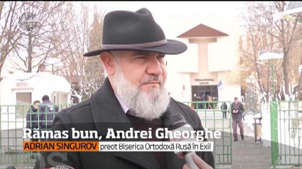 Jurnalistul Andrei Gheorghe a fost incinerat la crematoriul din Bucureşti