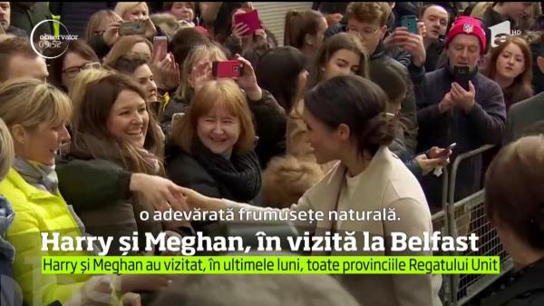 Prințul Harry și Meghan Markle, în vizită la Belfast, Irlanda de Nord