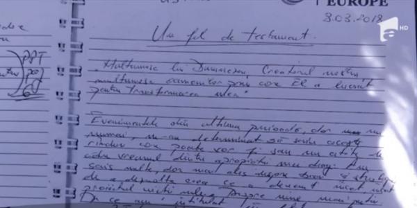 Detalii tulburătoare în crima din Braşov. Însemnările din jurnalul bărbatului care şi-a ucis soţia şi copiii