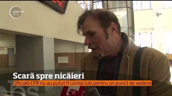 În gara din Bacău, renovată de aproape 10 ani, a fost construită o scară care duce nicăieri