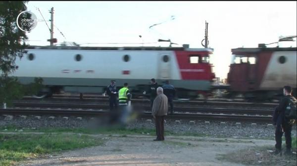 Bărbat călcat de tren, în Ploieşti. A fost sinucidere, spun martorii