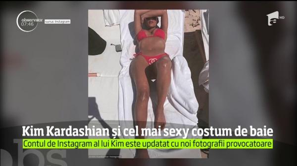 Kim Kardashian, noi poze provocatoare după imaginile cu posteriorul plin de celulită