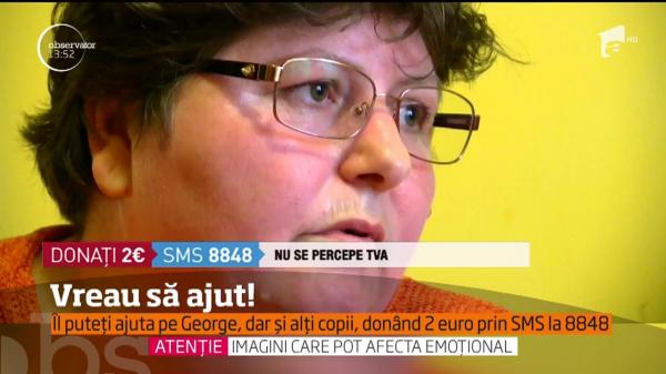 Vreau să ajut! Născut fără iris la ambii ochi, George nu mai vede cu dreptul deloc și foarte slab cu stângul!