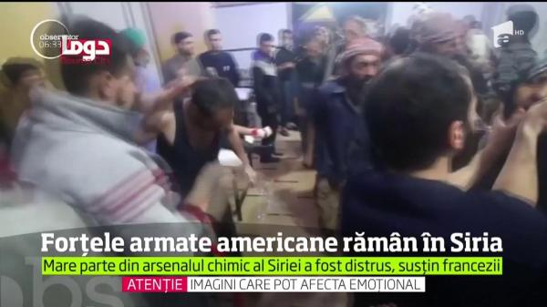 Forţele armate americane nu vor pleca din Siria şi sunt pregătite să atace din nou
