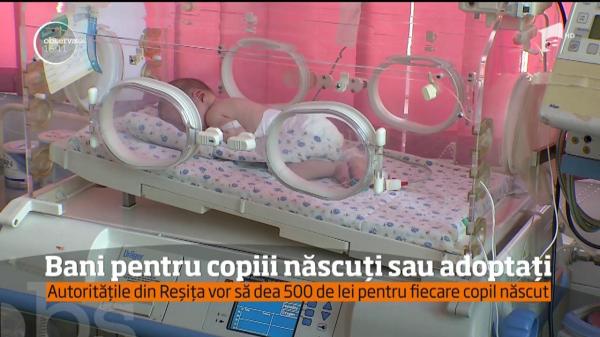 Reşiţa. Fiecare familie care va face sau va adopta un copil va primi 500 de lei