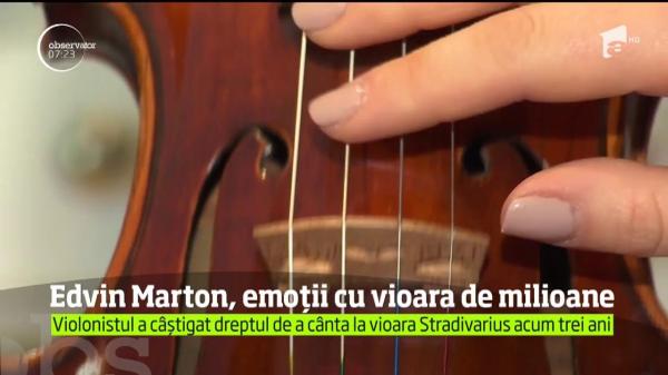 Edvin Marton, emoţii uriaşe pentru vioara Stradivarius la urcarea în avionul spre România
