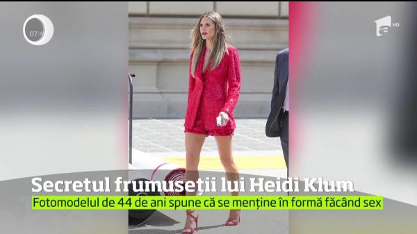 Frumuseţea şi tinereţea lui Heidi Klum ascund un secret indecent!