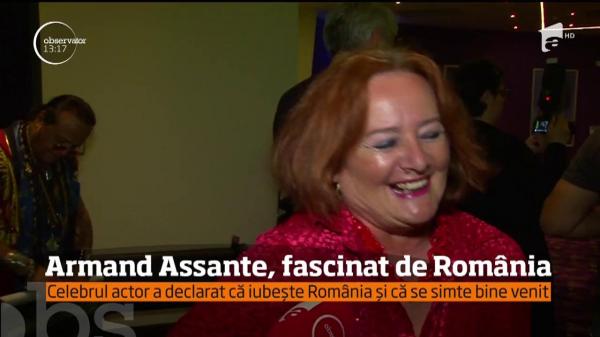 Îndrăgostit de România, Armand Assante a mers la teatru în Piteşti