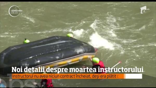 Noi detalii despre moartea instructorului de rafting! Bărbatul nu avea contract cu organizatorii concursului