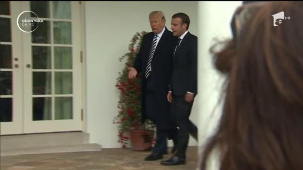 Dineu în onoarea lui Macron, la Casa Albă