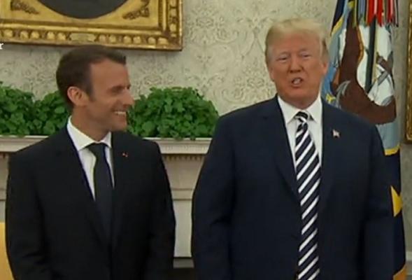 Trump și Macron, o prietenie cu totul specială. Liderul american a fost mai afectuos ca niciodată cu un preşedinte străin