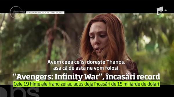 Unul dintre cele mai aşteptate filme ale anului, "Avengers: Infinity War", a depăşit toate aşteptările