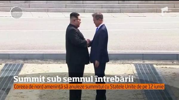 Coreea de Nord amenință cu anularea summitului cu SUA de pe 12 iunie