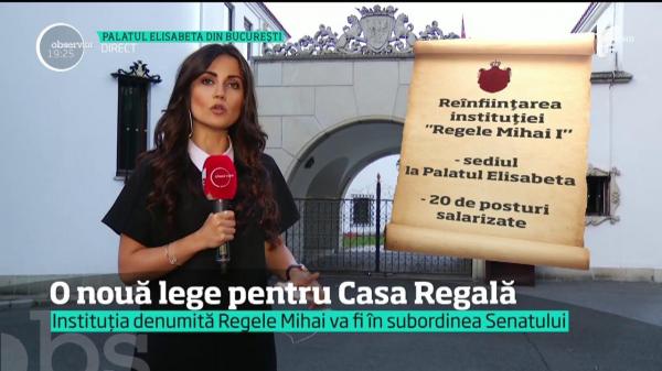 Proiect pe masa deputaţilor: Casa Regală va funcţiona ca o instituţie, cu bani de la stat
