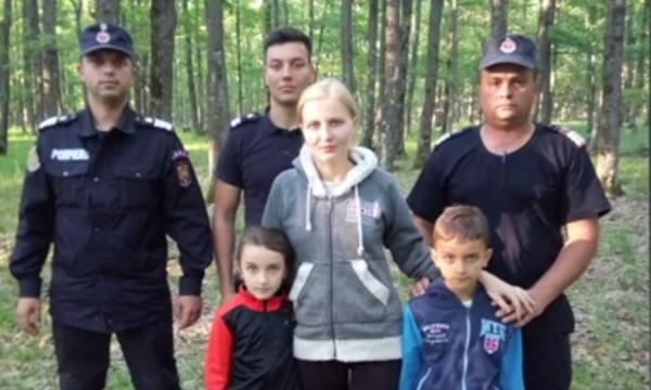 Culesul de ciuperci s-a transformat într-o aventură riscantă pentru o mamă şi copiii ei, un băiat de 8 ani şi o fată de 7