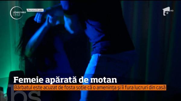Femeie din Galaţi, apărată de motan în faţa fostului soţ
