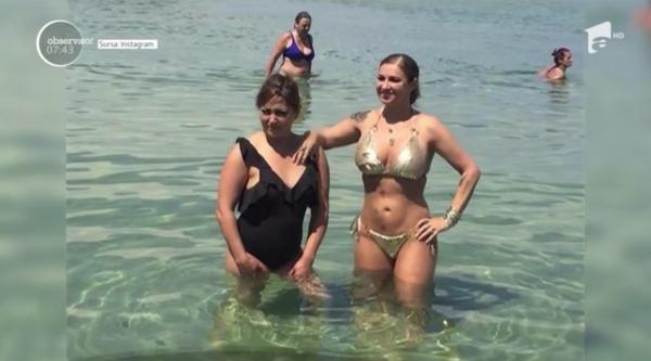 Anamaria Prodan profită din plin de sejurul petrecut în Grecia