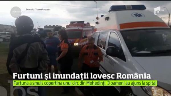Furtunile violente continuă să creeze probleme în ţară