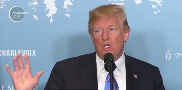 Donald Trump a refuzat să semneze declaraţia comună emisă la finalul summitului G7, furios pe Justin Trudeau