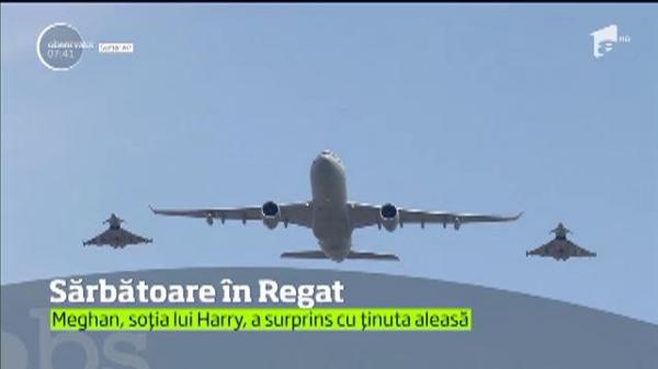 Meghan Markle a strălucit la la ceremoniile de Ziua Reginei