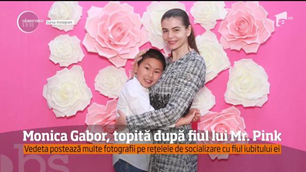 Monica Gabor, topită după fiul lui Mr. Pink