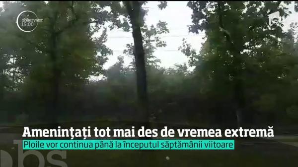 România, devastată de grindină şi vijelii. Meteorologii anunţă noi episoade de vreme severă