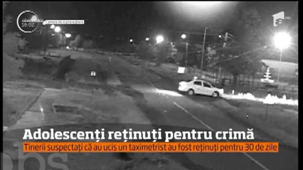 Adolescenți reținuți pentru crimă. Tinerii suspectați că au ucis un taximetrist au fost reținuți 30 de zile