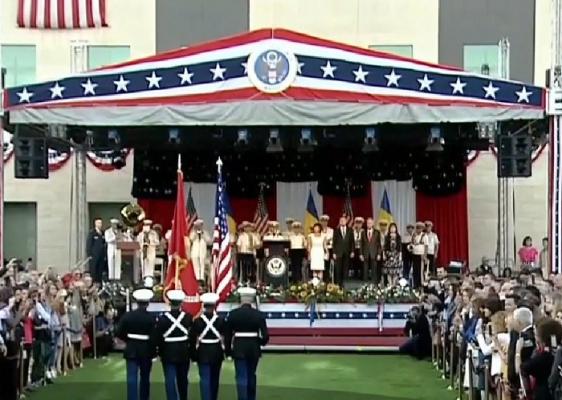 Ziua Americii, sărbătorită în avans de Ambasada SUA din România