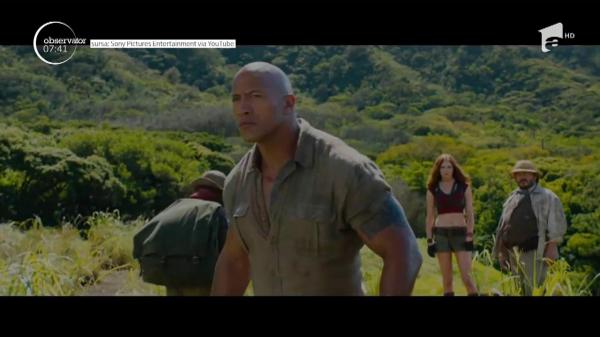 Filmul Jumanji: Welcome to the Jungle, cu Dwayne Johnson în rol principal, va avea o continuare