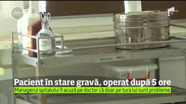 Scandal la Spitalul de Urgenţă Craiova