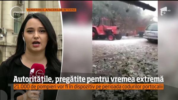 Autoritățile, pregătite pentru vremea extremă