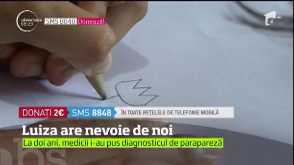 Vreau să ajut! Luiza vrea să meargă și să se joace ca un copil normal