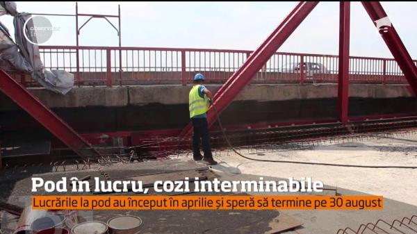 Podul de la Mărăcineni a transformat într-un coşmar drumul european care leagă Muntenia de Moldova