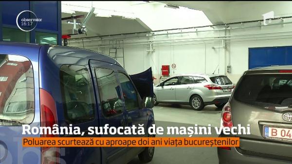 România, sufocată de mașini vechi. În București vor fi mai multe autoturisme decât locuitori, în curând