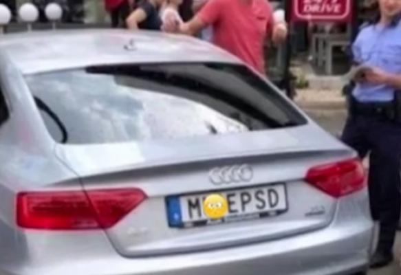 Șoferul maşinii cu numărul de înmatriculare anti-PSD rămas fără permis
