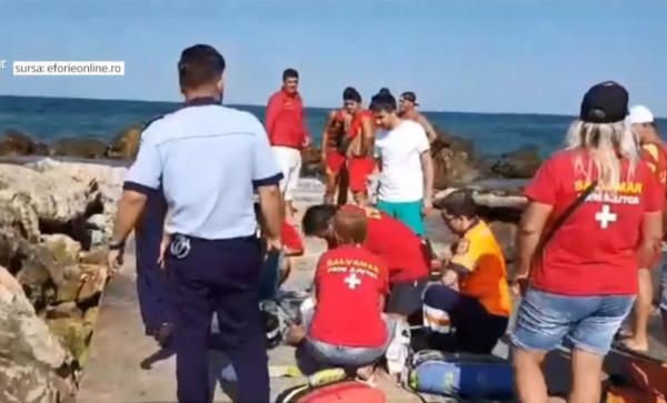 Zi neagră pe litoral: două persoane au murit înecate în marea agitată