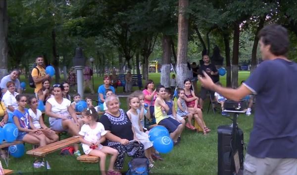 Spectacol captivant pentru cei mici în Grădina Valorilor Româneşti