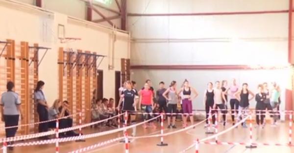 Emoţii mari la Colegiul Naţional Aurel Vlaicu din Capitală. Începe proba fizică pentru admiterea la Academia de Poliţie A.I Cuza